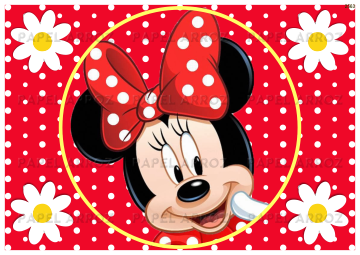 Featured image of post Papel Arroz Minnie Vermelha